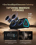 Портативна bluetooth-колонка MLOVE P3 (28W, 3600 mAh, RGB, IPX7, USB-C, Micro SD, BT 5.3, TWS, 12 годин), фото 7