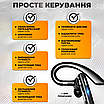 Бездротова гарнітура з мікрофоном функцією шумоподавлення та зарядним кейсом блютуз гарнітури, фото 2