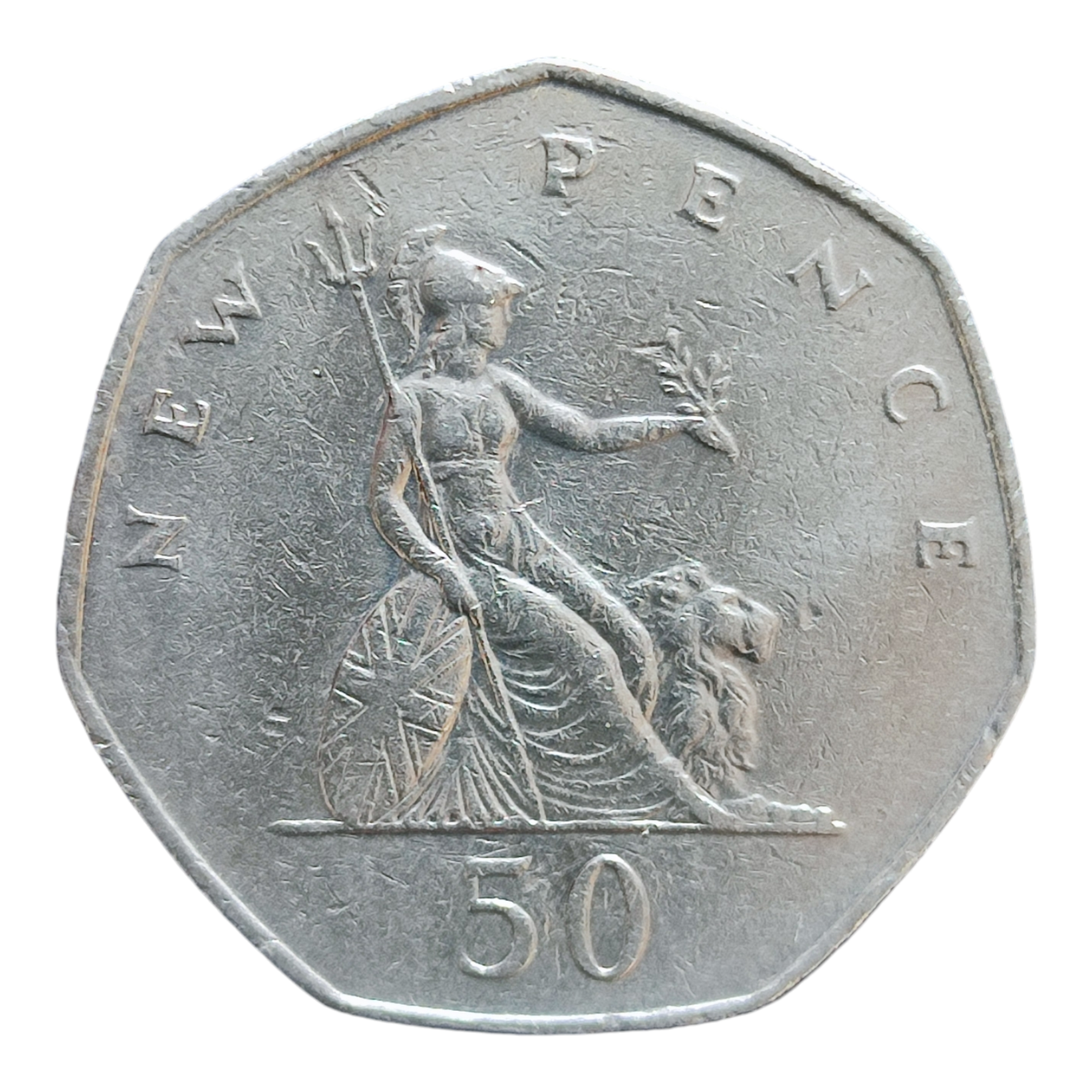 Велика Британія 50 нових пенсів, 1980