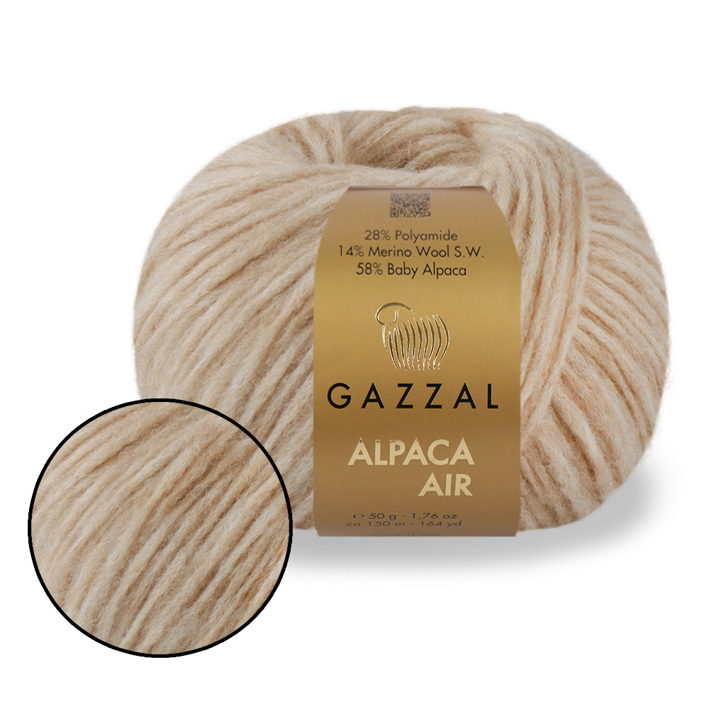 Gazzal Alpaca Air, Капучино No74, фото 1