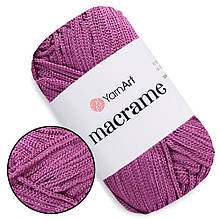 YarnArt Macrame, Бузковий №161, поліестеровий шнур 2,5мм