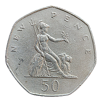 Велика Британія 50 нових пенсів, 1978