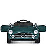 Дитячий електромобіль на акумуляторі Mercedes M 6040 з пультом р/к у стилі ретро для дітей 3-8 років Зелений, фото 7