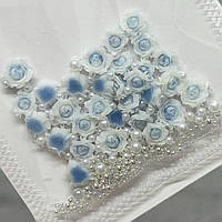 Набір шармів для декору нігтів Spring Mix Blue
