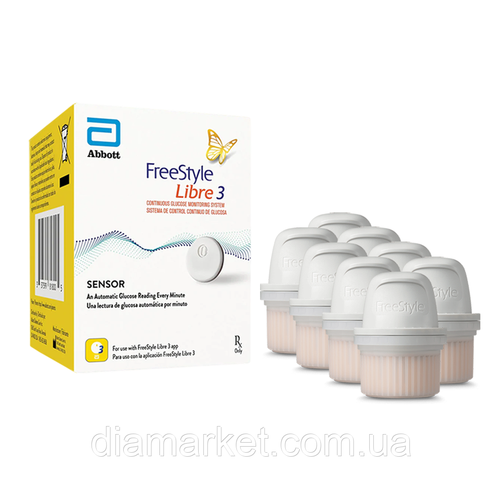 Сенсор FreeStyle Libre 3 (Фристайл Лібре 3) 8 шт.