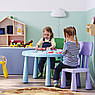 Дитячий стіл IKEA MAMMUT Блакитний 105.819.94, фото 2