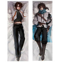 Дакимакура 150 х 50 см Лололошка Джон Дейви Харис JDH Подушка с наволочкой двусторонняя