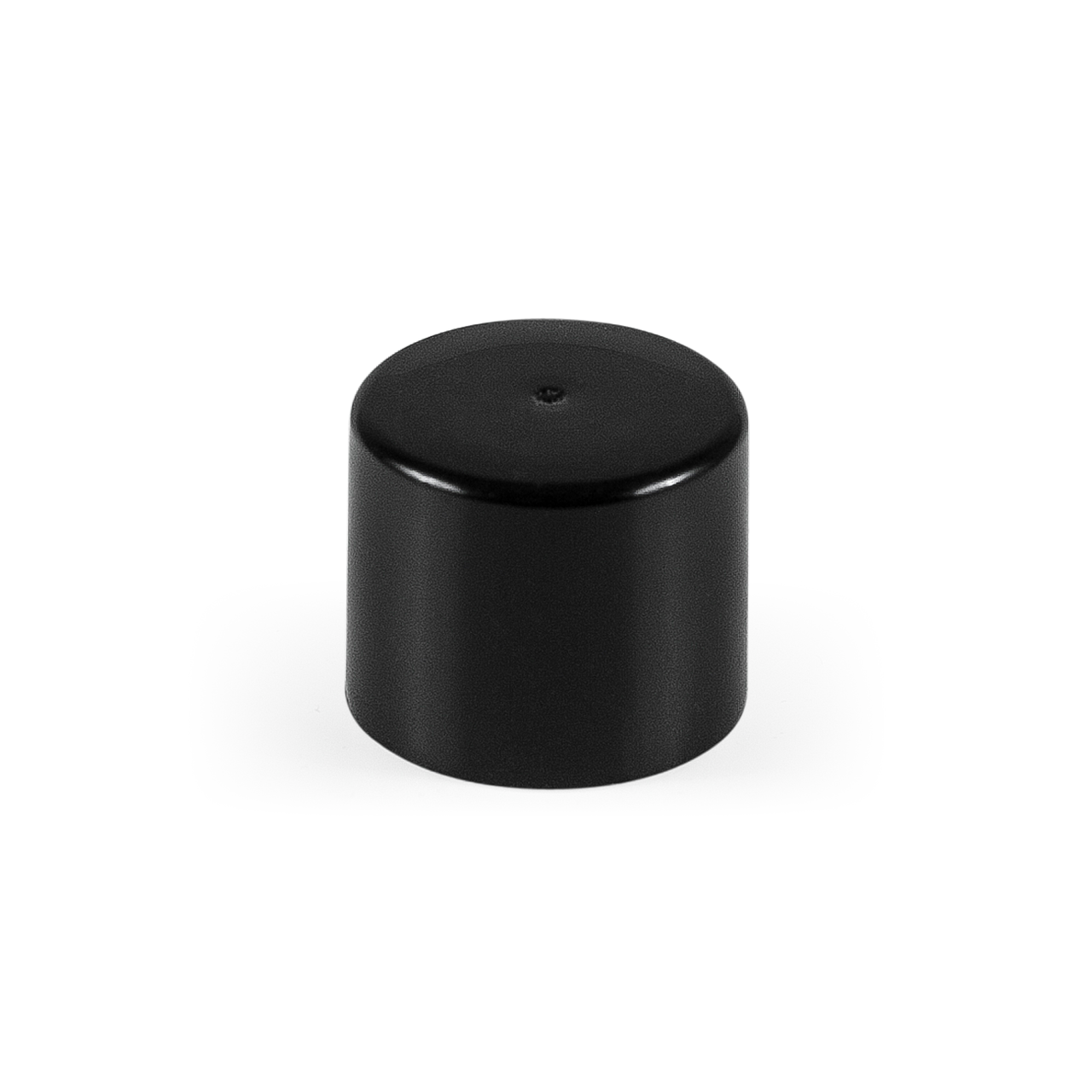 Чорна кришка стандарту 24/410 гладка під закрутку, фото 1