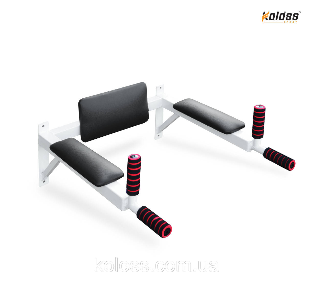 Бруси настінні з підлокітниками(білі) від TM Koloss-sport