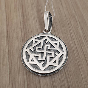 Cрібна підвіска чоловіча Валькірія. Срібний кулон оберіг амулет