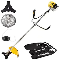 Мотокоса бензинова SIGMA 3600 Вт (5612421) жорсткий посилений вал 28 мм U-ручка