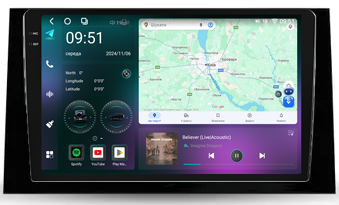 Штатна магнітола Mekede M7 Plus Toyota Avalon 5 (2022-2023) CarPlay QleD, фото 1