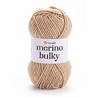 Yarnart MERINO BULKY (Мерино Булки) № 511 бежевий (Пряжа напіввовняна, нитки для в'язання)