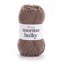 Yarnart MERINO BULKY (Мерино Булки) № 514 мокко (Пряжа напіввовняна, нитки для в'язання)