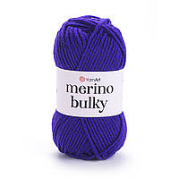 Yarnart MERINO BULKY (Мерино Булки) № 556 фіолетовий (Пряжа напіввовняна, нитки для в'язання)