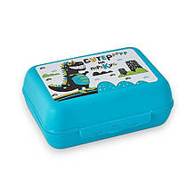 Бутербродниця ланч-бокс Алеана Buddy 18.5x14x7 см бірюзовий
