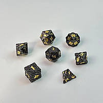 Металеві кубики для рольових ігор Dungeons & Dragons (D&D), 7шт , 803021, фото 3