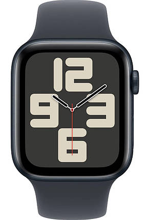 Apple Watch SE 2 2024 GPS 44mm Midnight Aluminium Case with Midnight Sport Band M/L MXEK3, фото 1