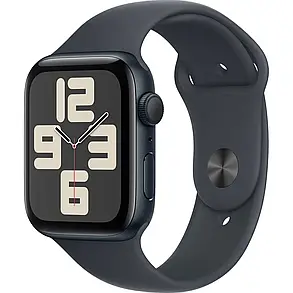 Apple Watch SE 2 2024 GPS 44mm Midnight Aluminium Case with Midnight Sport Band S/M MXEJ3, фото 3