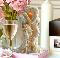 Силіконова форма молд для виготовлення свічок "Пара"