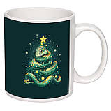 Чашка з друком "Snake tree" 330мл (колір білий) (21635), фото 2