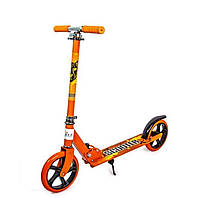 Дитячий двоколісний складаний самокат Scooter 460 Помаранчевий