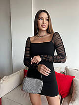 Сукня міні відкриті плечі, фото 4