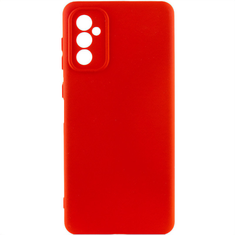 Чохол GETMAN Liquid Silk Full Camera для Samsung Galaxy A56 5G | TPU + Мікрофібра Червоний / Red