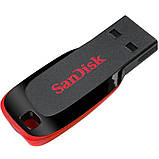 Flash SanDisk USB 2.0 Cruzer Blade 16Gb Black/Red (SDCZ50-016G-B35), фото 4