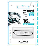 Флеш-накопичувач Wibrand USB 2.0 Aligator 16Gb White (WI2.0/AL16U7W), фото 3