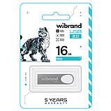 Флеш-накопичувач Wibrand USB 2.0 Irbis 16Gb Silver (WI2.0/IR16U3S), фото 3