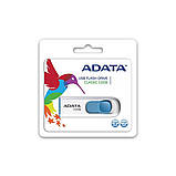 Flash A-DATA USB 2.0 C008 32Gb White/Blue (AC008-32G-RWE), фото 6