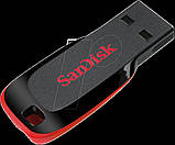 Flash SanDisk USB 2.0 Cruzer Blade 32Gb Black/Red (SDCZ50-032G-B35), фото 7