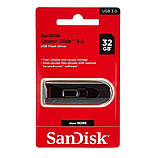 Flash SanDisk USB 2.0 Cruzer Glide 32Gb Black/Red (SDCZ60-032G-B35), фото 3