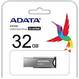 Флеш-накопичувач A-DATA USB 2.0 AUV 250 32Gb Silver (AUV250-32G-RBK), фото 5