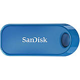 Flash SanDisk USB 2.0 Cruzer Snap 32Gb Blue (SDCZ62-032G-G35B), фото 3