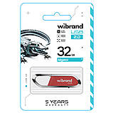 Флеш-накопичувач Wibrand USB 2.0 Aligator 32Gb Dark Red (WI2.0/AL32U7DR), фото 3
