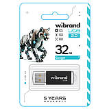 Флеш-накопичувач Wibrand USB 2.0 Cougar 32Gb Black (WI2.0/CU32P1B), фото 3