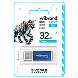 Флеш-накопичувач Wibrand USB 2.0 Cougar 32Gb Blue (WI2.0/CU32P1U), фото 3