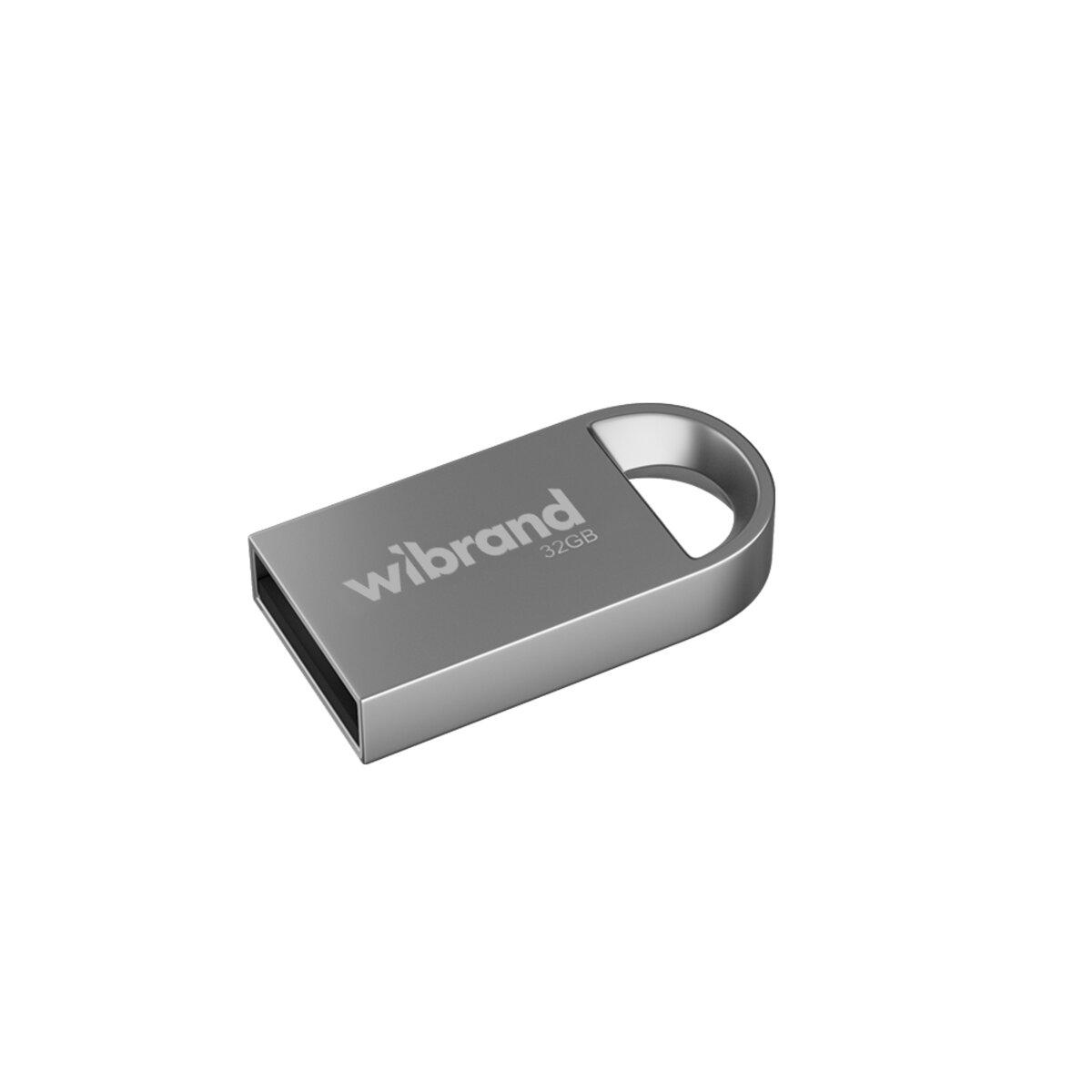 Флеш-накопичувач Wibrand USB 2.0 Lynx 32Gb Silver (WI2.0/LY32M2S)