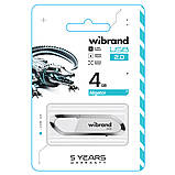 Флеш-накопичувач Wibrand USB 2.0 Aligator 4Gb White (WI2.0/AL4U7W), фото 3