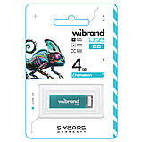 Флеш-накопичувач Wibrand USB 2.0 Chameleon 4Gb Light blue (WI2.0/CH4U6LU), фото 3