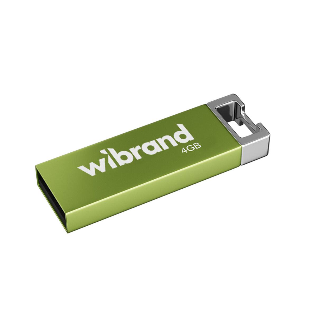 Флеш-накопичувач Wibrand USB 2.0 Chameleon 4Gb Light green (WI2.0/CH4U6LG)