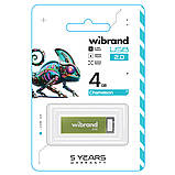 Флеш-накопичувач Wibrand USB 2.0 Chameleon 4Gb Light green (WI2.0/CH4U6LG), фото 3