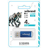 Flash Wibrand USB 2.0 Cougar 4Gb Blue (WI2.0/CU4P1U), фото 3