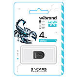 Флеш-накопичувач Wibrand USB 2.0 Scorpio 4Gb Black (WI2.0/SC4M3B), фото 3