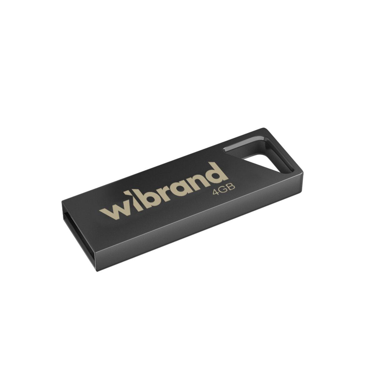 Флеш-накопичувач Wibrand USB 2.0 Stingray 4Gb Grey (WI2.0/ST4U5G)