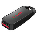 Flash SanDisk USB 2.0 Cruzer Snap 64Gb Black (SDCZ62-064G-G35), фото 4