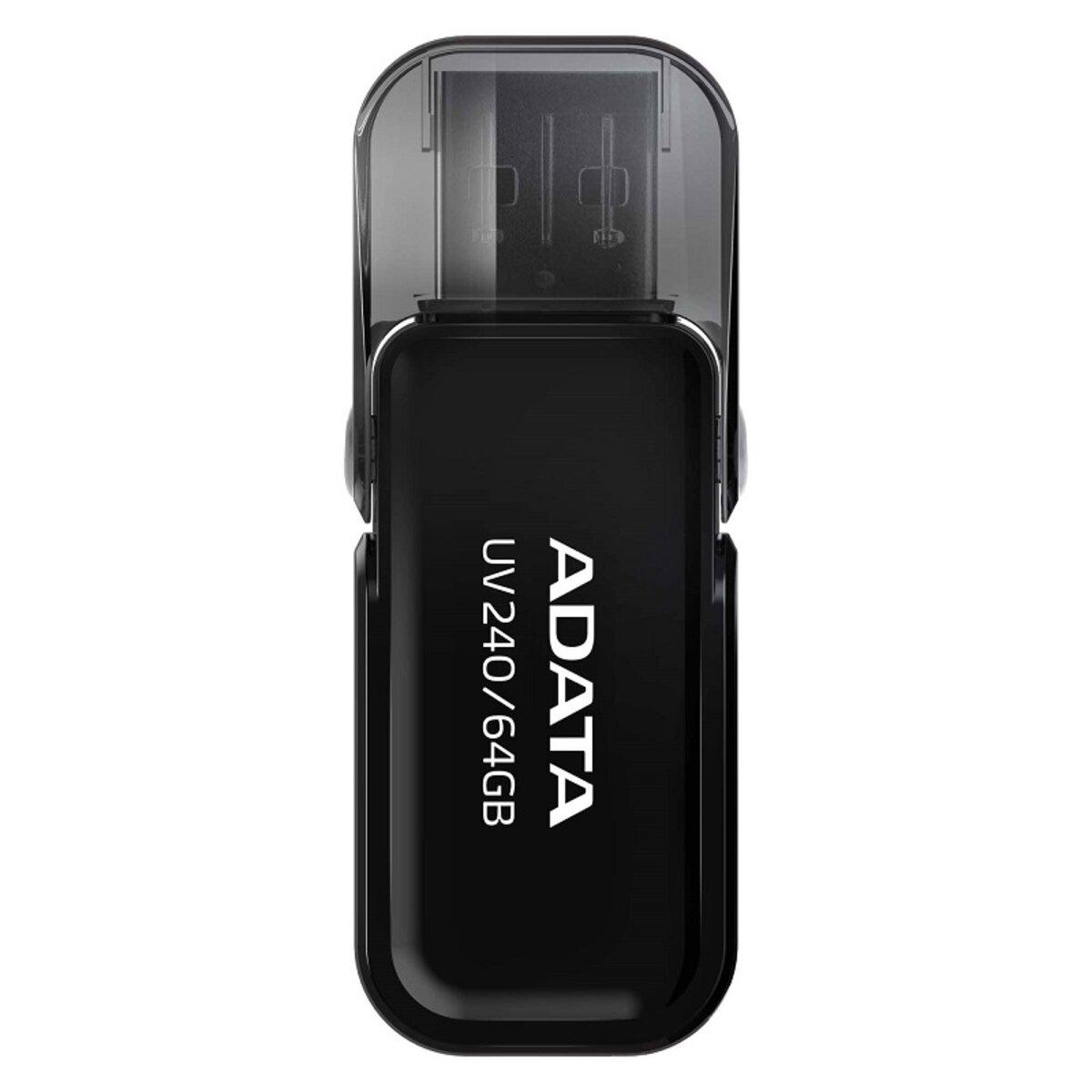 Флеш-накопичувач A-DATA USB 2.0 AUV 240 64Gb Black (AUV240-64G-RBK)