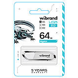 Флеш-накопичувач Wibrand USB 2.0 Aligator 64Gb White (WI2.0/AL64U7W), фото 3